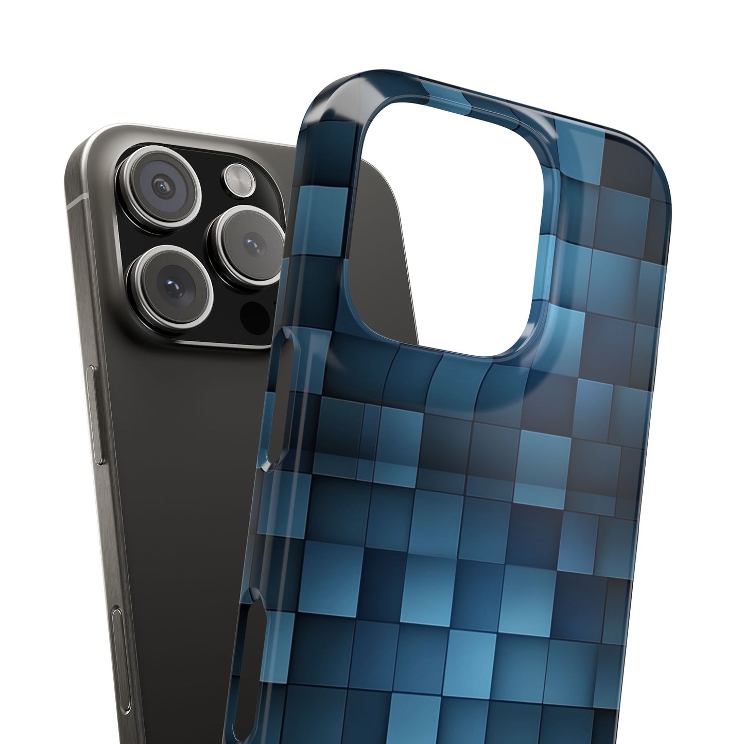 Blue Mosaic 2 - iPhone Phone Case