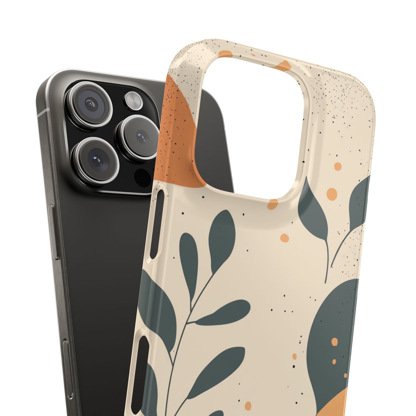 Geometric and Botanical 3 - iPhone Phone Case