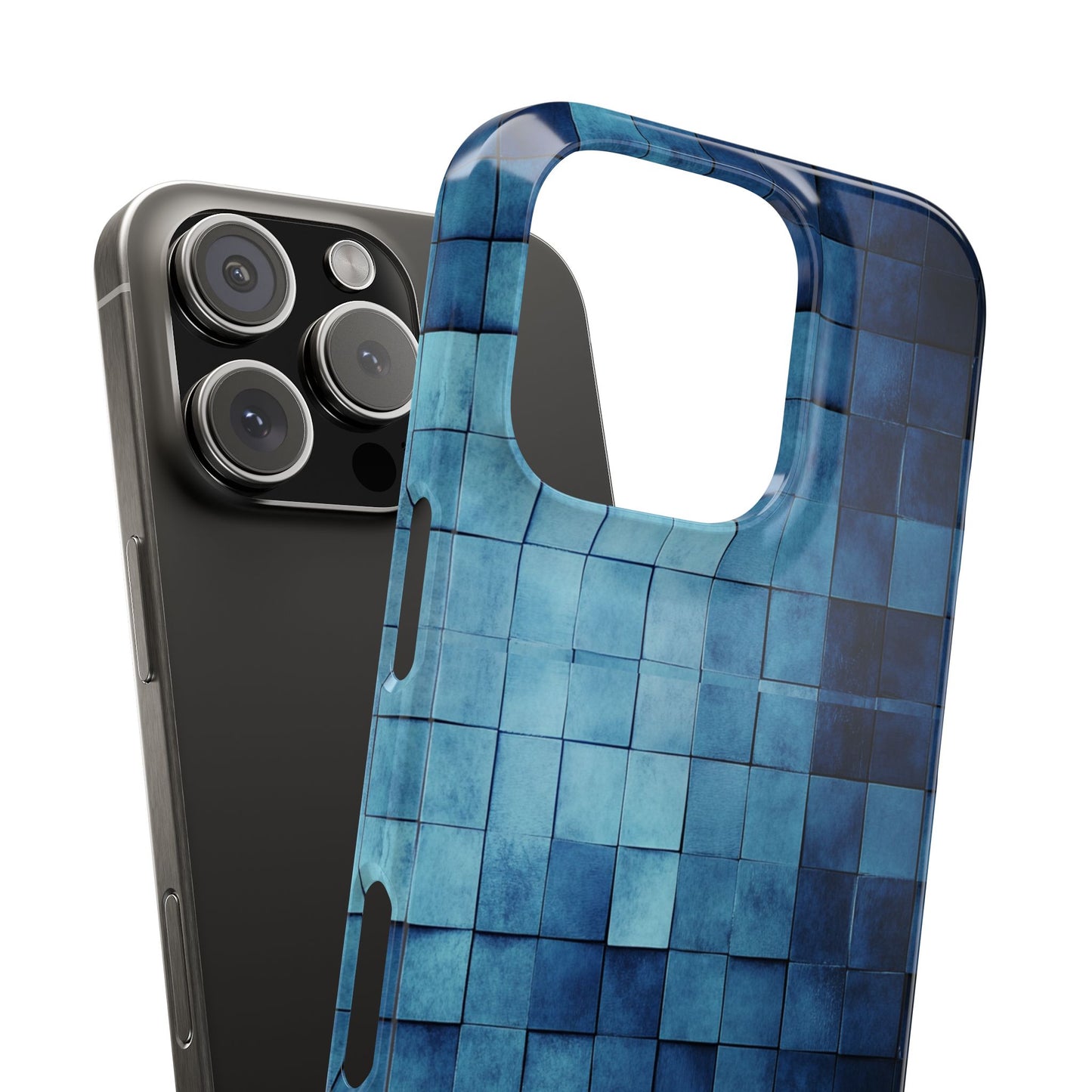 Blue Mosaic - iPhone Phone Case