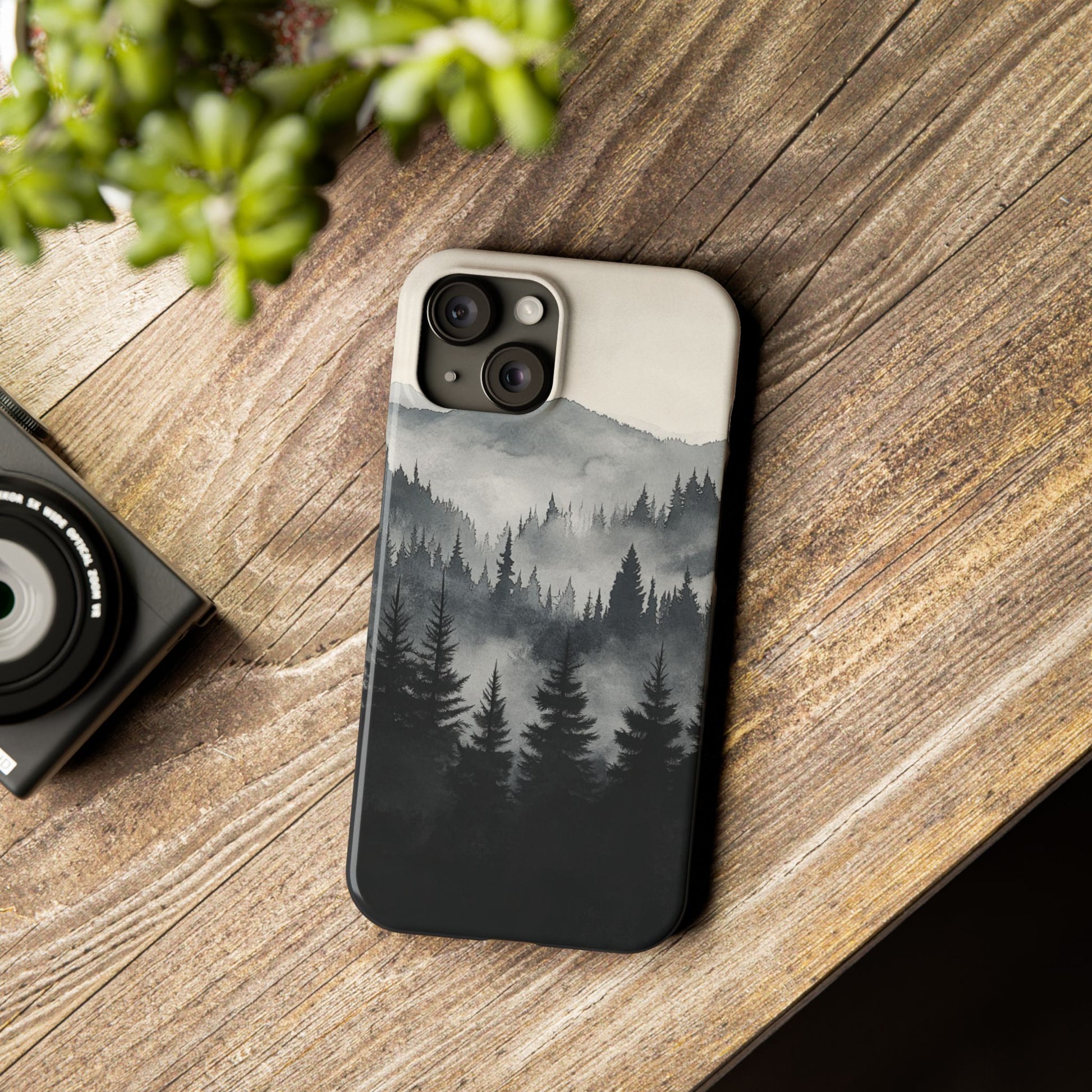 Misty Pines iPhone/Android Phone Cases ECHOMESTORE Misty Pines iPhone/Android Phone Cases ECHOMESTORE